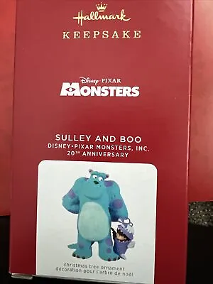Monsters Inc. Sully And Boo 20th Anniversary Hallmark Keepsake Ornament 2021 NEW • $19.99