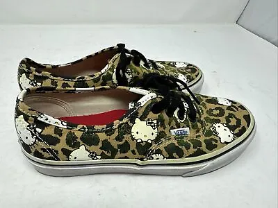 RARE VANS Authentic Hello Kitty SANRIO Co Size Women's 6 Sneakers • $34