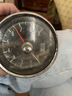 Stewart Warner Tach 9k Vintage Tachometer • $175