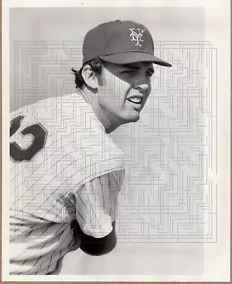 Dean Chance - 1971 New York Mets - 8 X10  Wirephoto • $16.50
