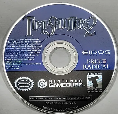 Time Splitter 2 (Nintendo GameCube 2002) Game Disc Only Vintage • $19.99