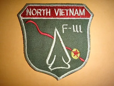 US Air Force F-111 NORTH VIETNAM BOMBING Vietnam War Semi-Subdued Patch  • $10.99
