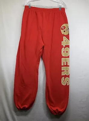 Vintage San Francisco 49ers Jogger Graphic Print Logo NFL USA Made Sweatpants • $19.99