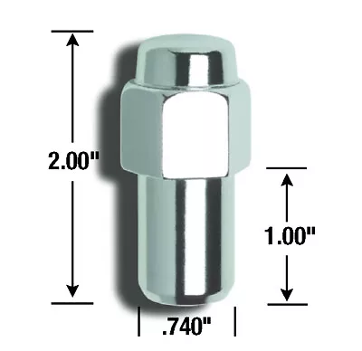 Gorilla Lug Nut 75187B Duplex Mag; 1/2 Inch X 20 Thread Size; 1 Inch Mag Shank • $60.97