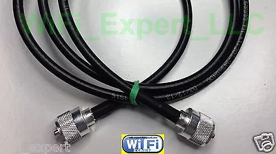 TIMES MICROWAVE ® 1-30 Feet LMR240UF Antenna Jumper Coax Cable PL259 SO239 M/F • $38.14