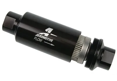 Aeromotive 12307 Marine Inlet Fuel Filter -10AN ORB 100 Micron Aluminum Bla • $236.95