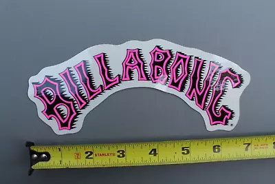 Billabong Surfboards Clear Neon Pink Black OG 80's B8 Vintage Surfing STICKER • $24