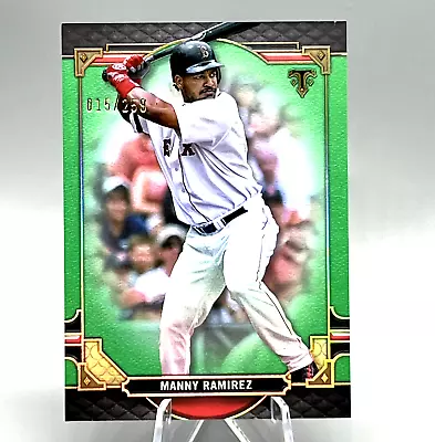 Manny Ramirez 2022 Topps Triple Threads Emerald Parallel  /259 Indians • $4.78