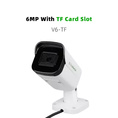 6MP POE IP Camera 128G TF Audio Outdoor Waterproof CCTV Video Surveillance Secur • $50.27