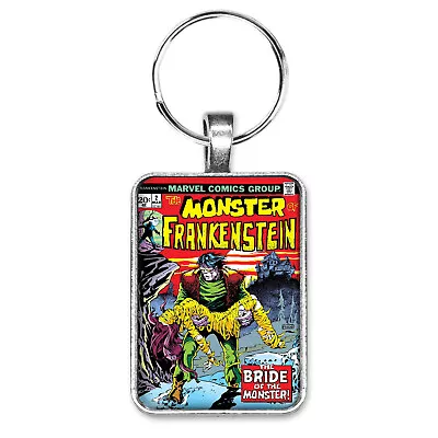 The Monster Of Frankenstein #2 Cover Key Ring Or Necklace Classic Comic Book • $12.95