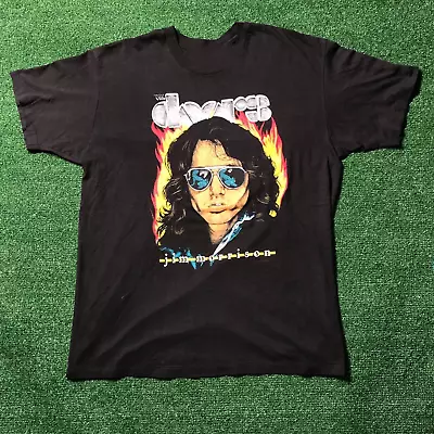 Vintage Jim Morrison The Doors Band Black Unisex S-234XL T-Shirt NE468 • $23.99