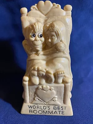 Vintage 1971 R & W Berries World's Best Roommate Statue Figurine • $4.99