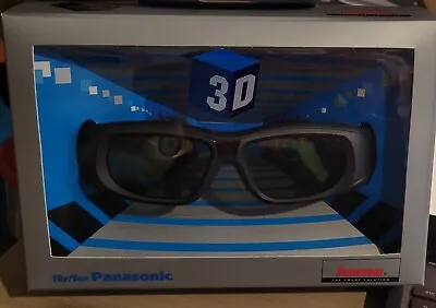 1 Pair Of 3D Active Re-chargeable Shutter Glasses For Panasonic TV • £19.99