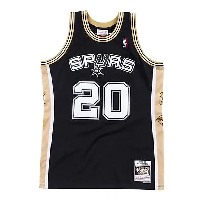 San Antonio Spurs Manu Ginobili Mitchell Ness 2002-18 Retirement Swingman Jersey • $299.94