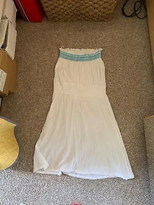 BNWT Ladies Strapless Summer Dress Cover Up Size S • £5.99