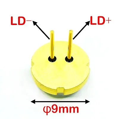 1pc 520nm 800mW LD 9mm SHARP GH05C01A9G Green Laser Lazer Diode • $42.32