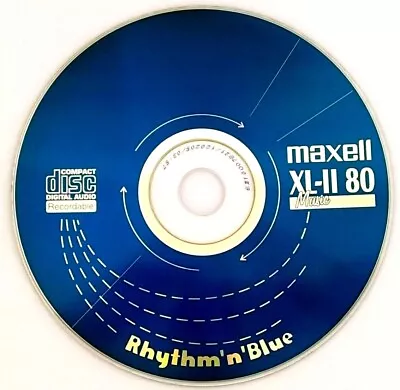 Maxell CD-R XL-11 80 Music / Audio 80 Mins Rhythm N Blue Colour Recordable Disc • £3.99