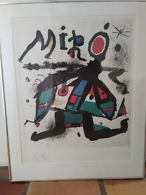 Joan Miro hc21/25 lithograph 17  X 22  • $800