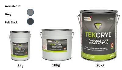 £115.49 • Buy TekCryl | Acrylic Roof Coat | Roof Paint Sealant | Emergency Roof Repair