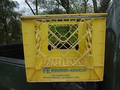 Anderson Erickson Dairy Des Moines Iowa Huskylite Milk Crate Vintage • $19.99