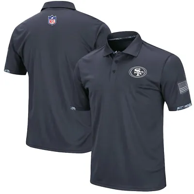 San Francisco 49ers Salute To Service Sideline Men's Performance Polo T-Shirt • $29.99