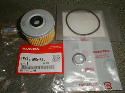 $15.99 • Buy Genuine Honda Oil Filter O'ring & Seal Kit 15412-hm5-a10 Trx350 Fe Fm T Rancher 