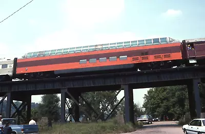 Original Slide: Milwaukee Road  Super Dome  58 - Restored - Scrapped In 2009 • $3.50