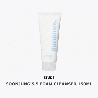 ETUDE SoonJung 5.5 Foam Cleanser 150ml New Moist Rich Lather Bubbles Skincare • $16.90