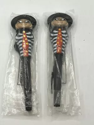 2X VINTAGE 1980 McDonald's Collectible  Hamburglar  Happy Meal Pen (New) • $16.50