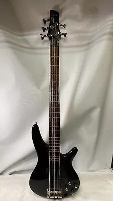 Ibanez SDGR SR305IPT 5 String Bass Guitar Black Metallic W/ Gig Bag Used Japan • $800.99