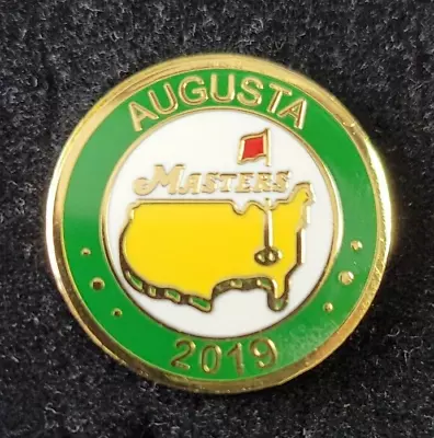 2019 Commemorative Masters Tournament Golf Ball Marker Augusta Tiger Woods • $19.99