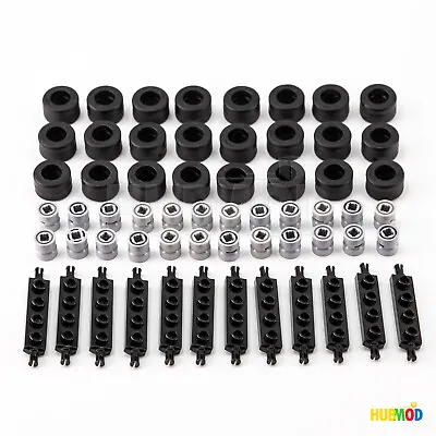 LEGO 14 X 9 Mm Tire Wheel And Axles Set Lot - 60 Pieces Total 74967 30028 2926 • $20.32