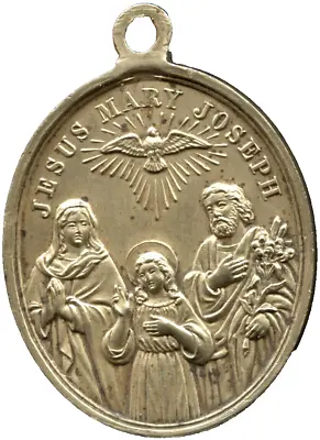 1847 Pope PIUS IX Holy Family Medal - Jesus - Mary - Joseph - Lot # EC 6087 • $39.98