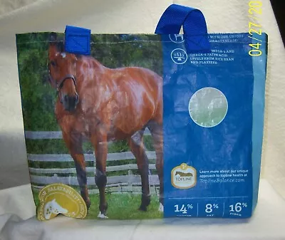 Horse On Blue Feedbags Totes Grocery • $13