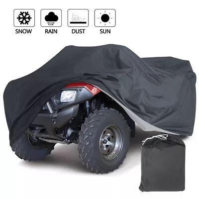 Waterproof ATV Cover Quad 4Wheeler Cover Anti-UV 87  Fit Kawasaki Polaris Suzuki • $22.50