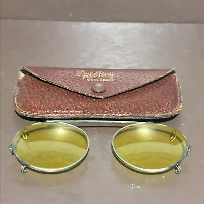 Vintage Filt-Ray Over Specs Shooting Glasses With Leather Case • $42