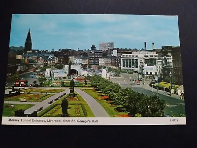 Mersey Tunnel Enterance Liverpool Vintage Postcard • £2.99