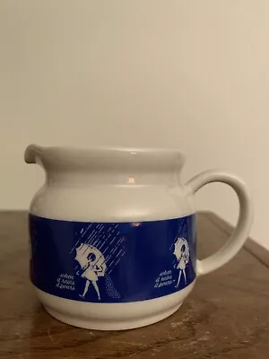 MORTON SALT “When It Rains It Pours” Umbrella Girl Vintage Creamer/Pitcher • $9