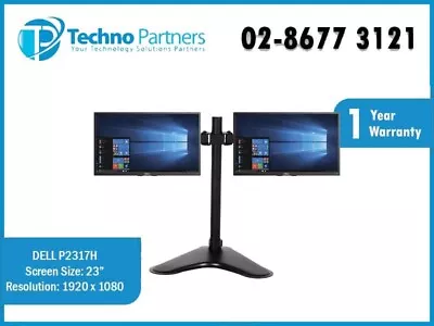 Dell P2317H 23  Full HD 1920 X 1080 IPS Dual Screen LED Monitor HDMI Slim Bezel • $190