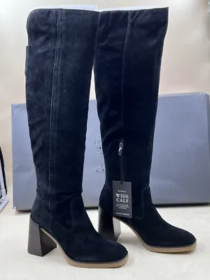 Vince Camuto Eyana Black Verona  Over The Knee Wide Calf Boot 10m • $199.99