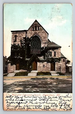 C1907 Methodist Episcopal Church Hagerstown Maryland MD ANTIQUE Postcard  • $12.98