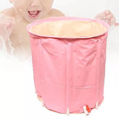 Foldable Portable Bathtub Adult SPA Bath Bucket Baby Hot Bath Tub Soaking Barrel • $32.30