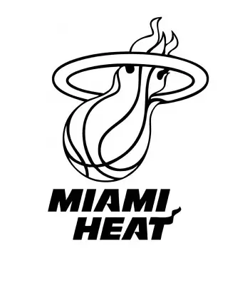 Miami Heat Logo NBA Vinyl Decal Window Laptop Any Size Any Color • $3