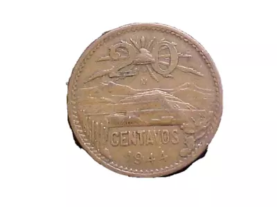 1944 MEXICO 20 CENTAVOS KM# 439 - VERY NICE CIRC COLLECTOR COIN! -c1300xux • $6.73