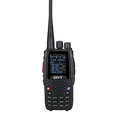 QYT Quad Band Two Way Radio 5W 200 Channels VHF UHF Handheld KT8R Transceiver • £82.79