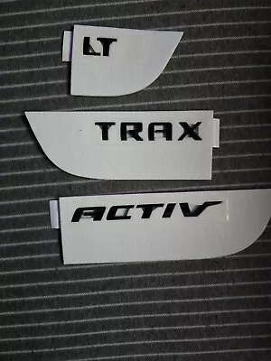 2024 Chevrolet Trax Emblems In Black- Genuine GM Brand New- # 42848442 • $75