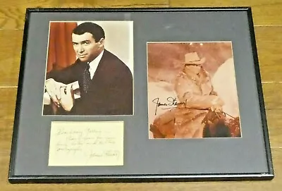 James Stewart Double Multi Signed Photo Display With Full JSA Letter • $249