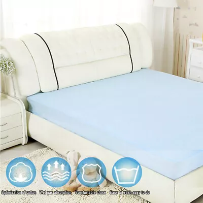 £14.69 • Buy 1x2M Waterproof Washable Incontinence Bed Sheets Seat Pad Protection Mattress `