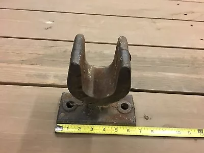 Vintage Antique Marine Iron Strong Tie Down Rope Dock Boat • $112.50