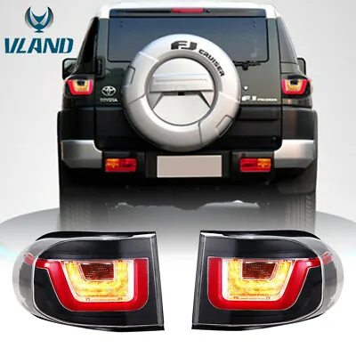 Pair LED Tail Lights Brake Rear Lamp Light For Toyota FJ Cruiser 2007-2015 • $112.99